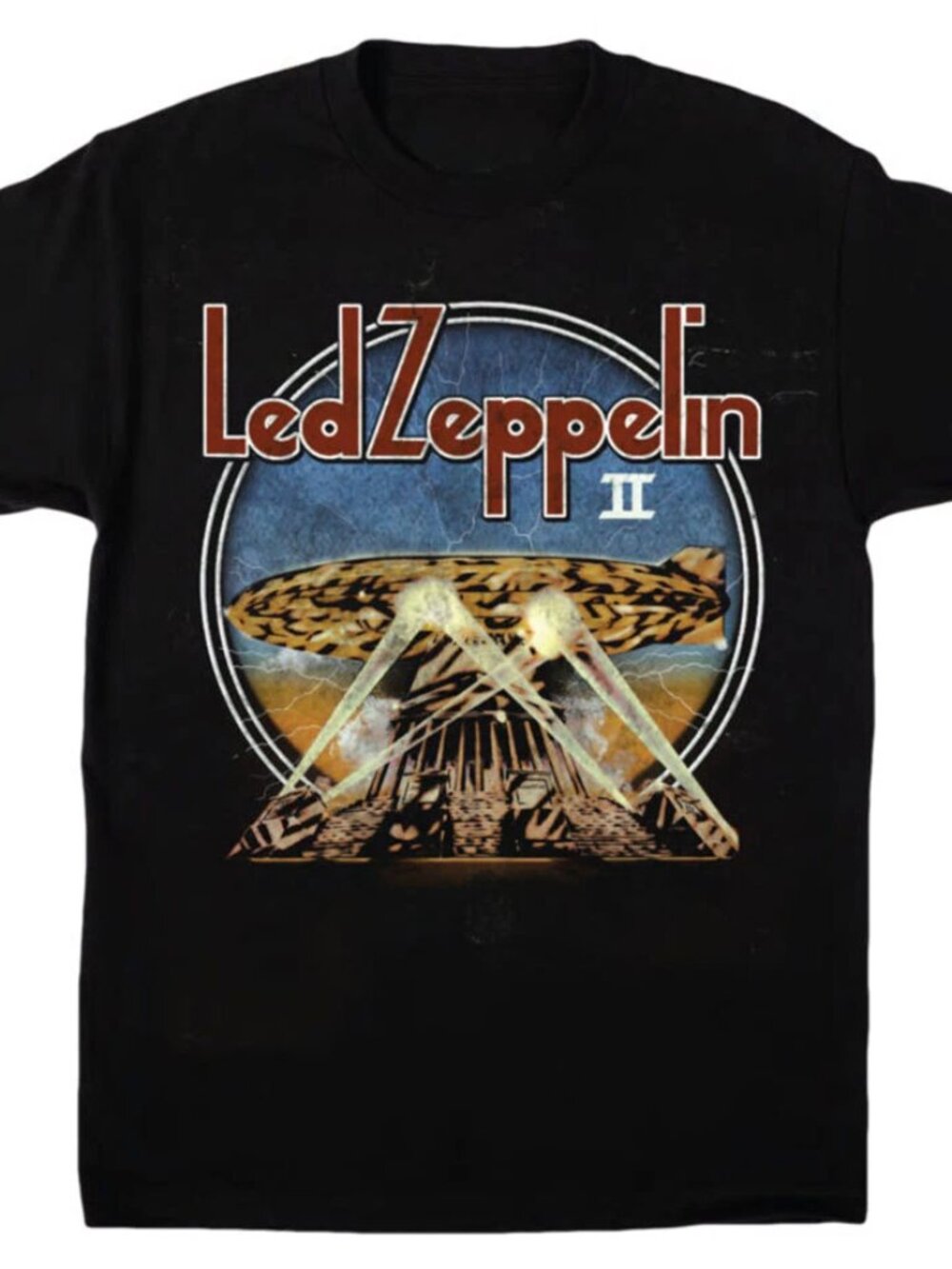 Led Zeppelin Unisex T-Shirt  LZII Searchlights T Shirt 287